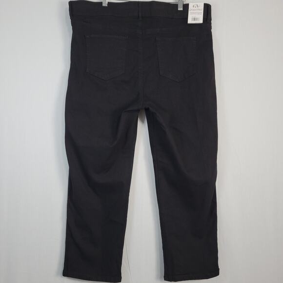 Gloria Vanderbilt Shape Effect Pull-on High Rise pants size 20WS black New - Picture 3 of 7